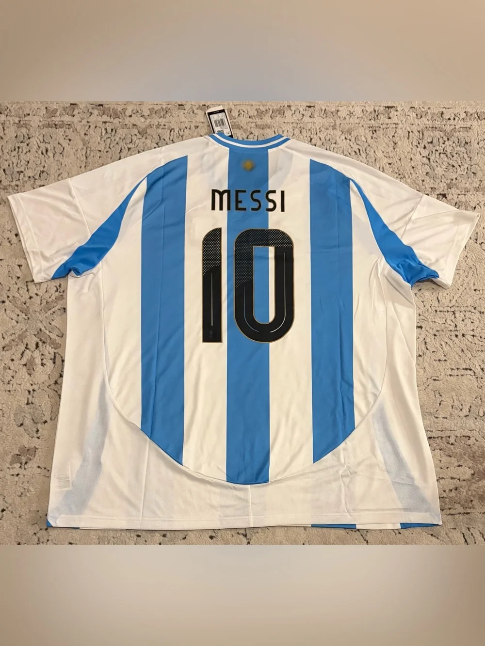 Adidas Authentic Argentina 2024 Team IX7790 Messi #10 Jersey Men’s Sz: 3XL